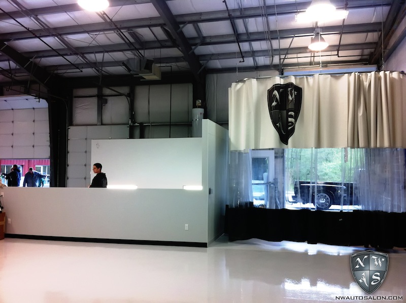 Final Build Progress Photos of NorthWest Auto Salon’s New Facility